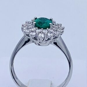 Anello smeraldo e diamanti BON TON  art. AN2249