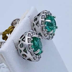 Orecchini smeraldi e diamanti BELLE EPOQUE Art.OR774