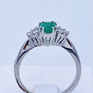 Anello con smeraldo e diamanti GEMME art.AN2335