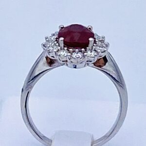 Anello rubino e diamanti art.AN2317