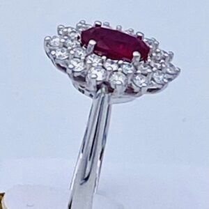Anello rubino e diamanti BON TON art.AN2226