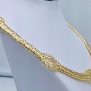Collana girocollo in filo d’oro giallo 750% Art.COF1