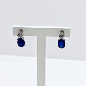 Orecchini  con zaffiri e diamanti art.OR846
