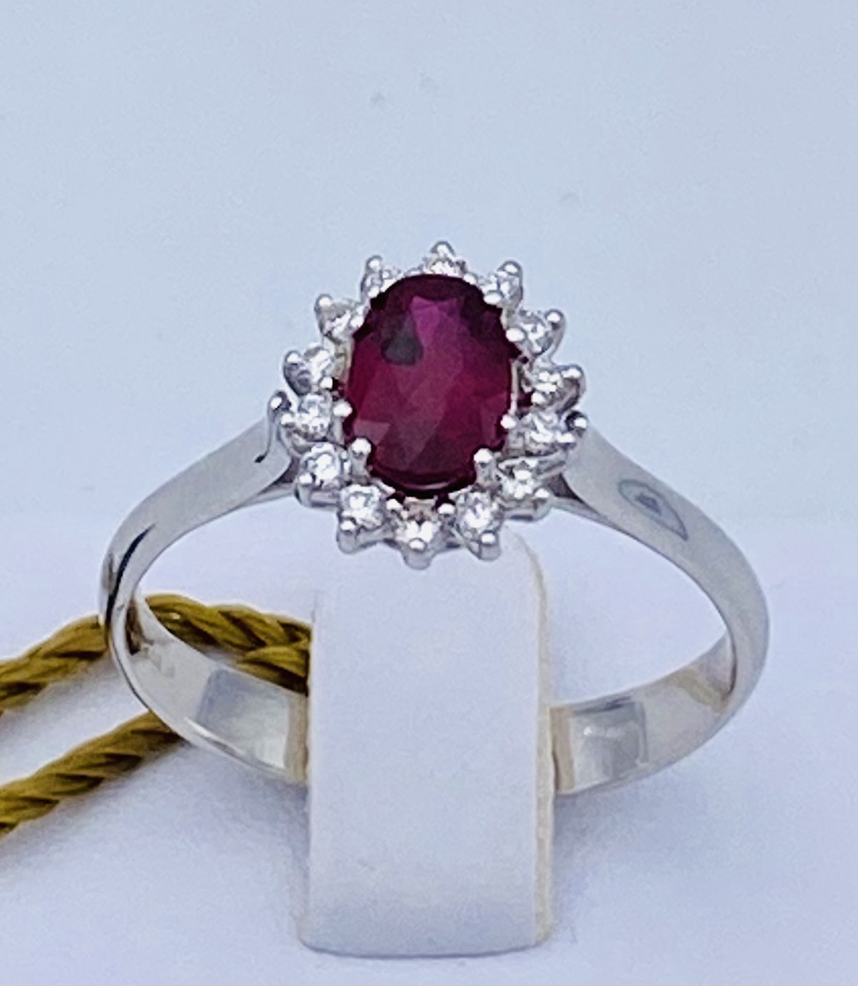 Ruby and diamond ring art.AN2329