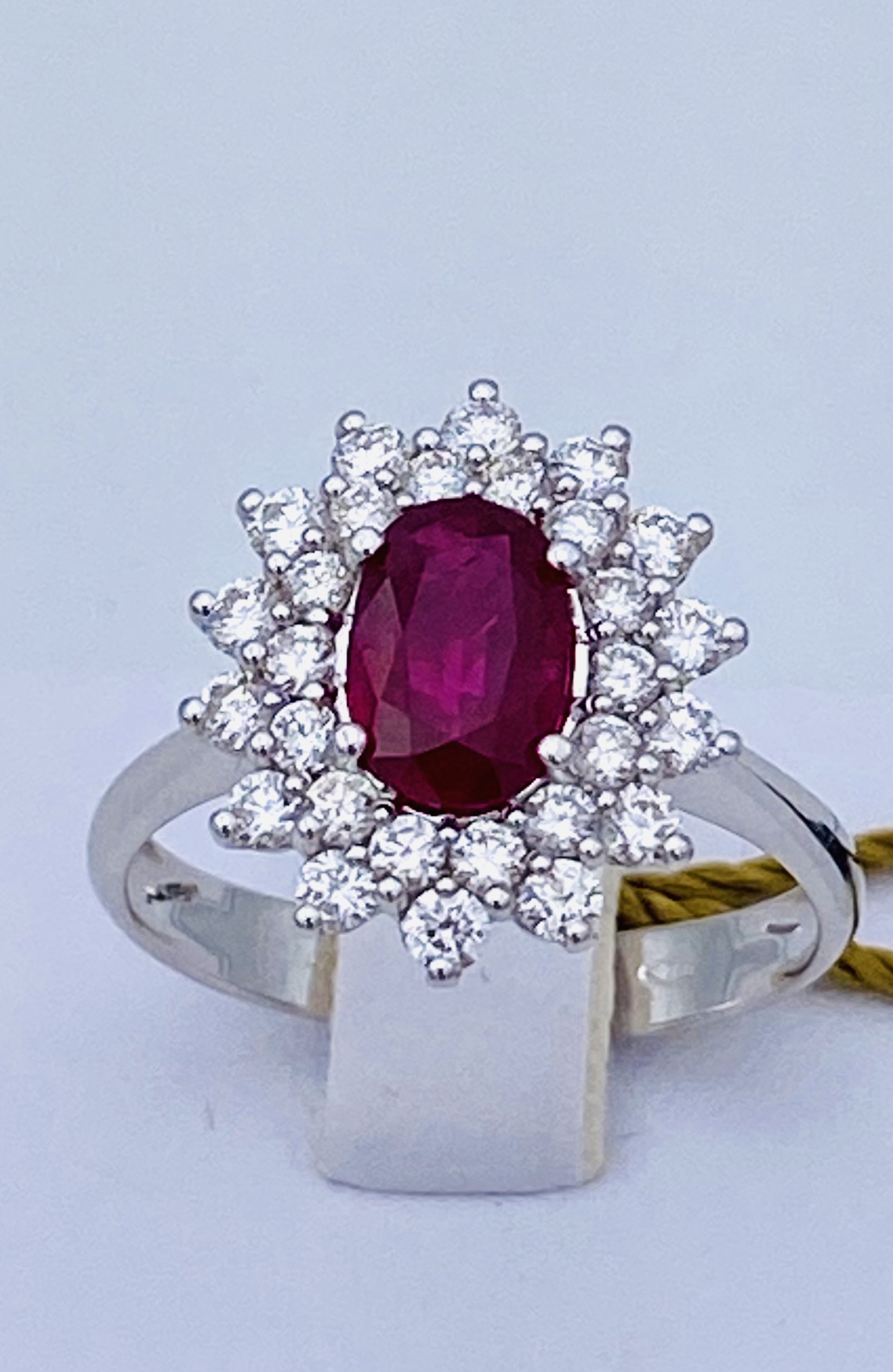 Ruby ring and diamonds art.AN2226