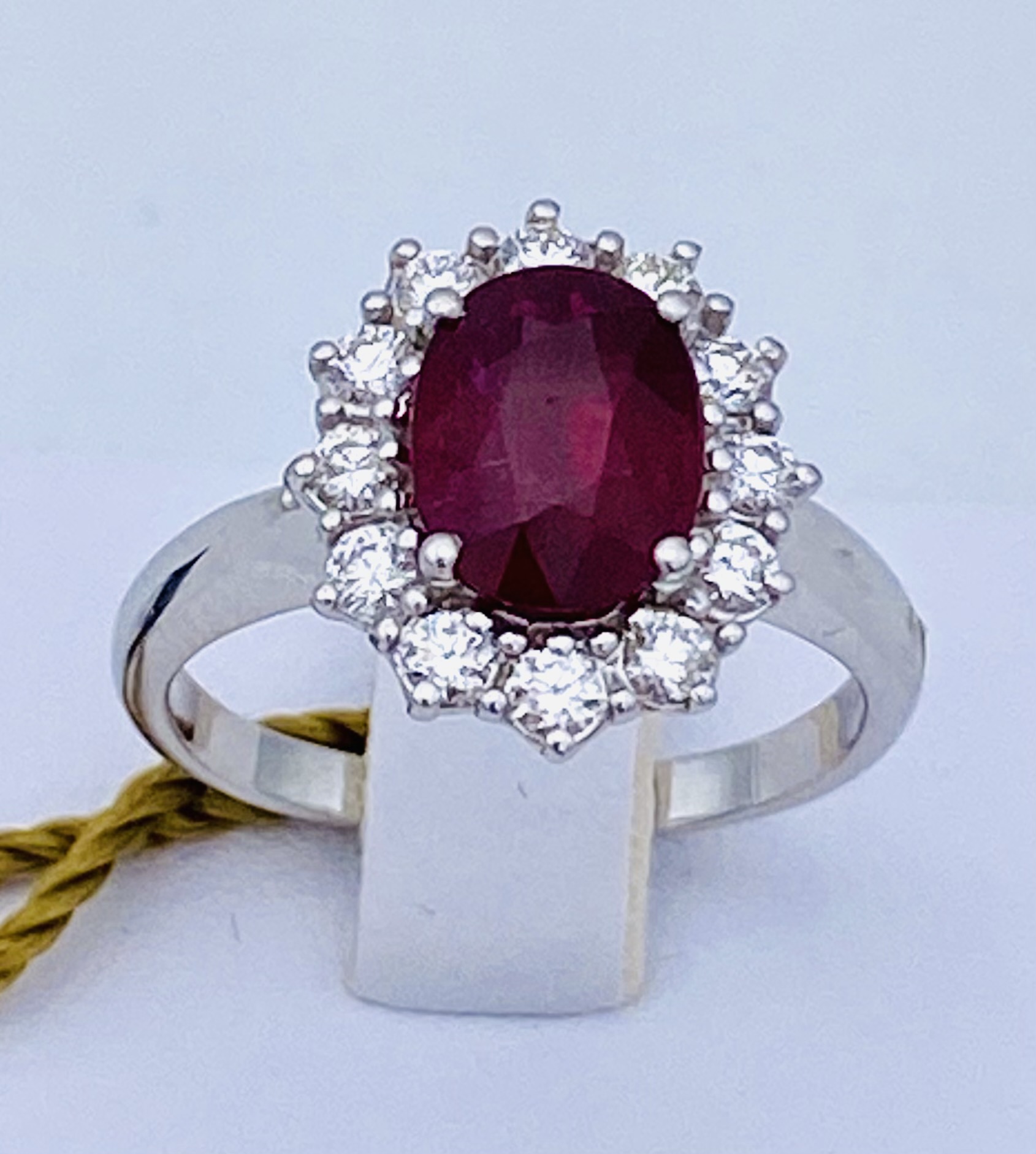 Ruby and diamond ring art.AN2317