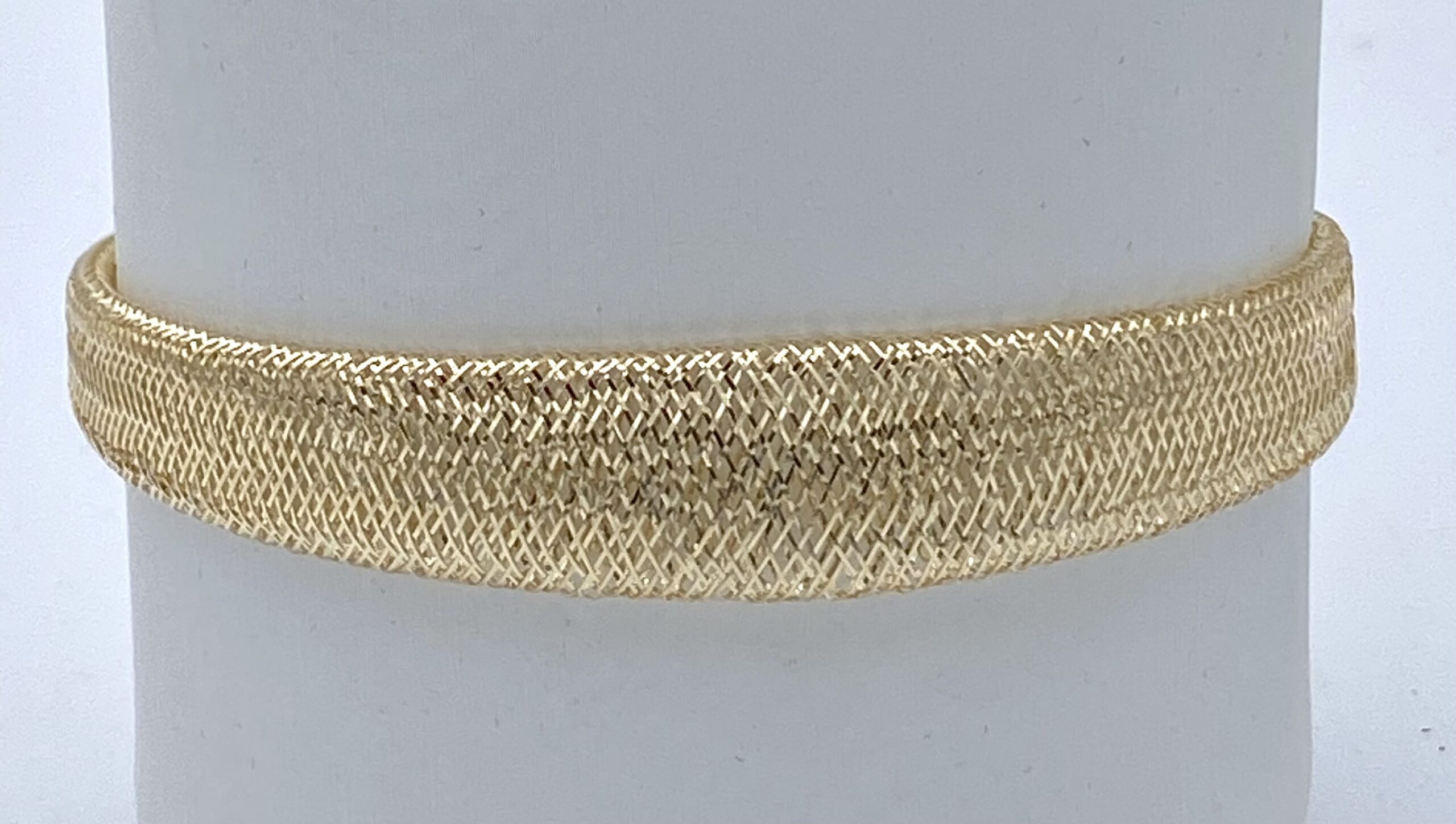 750% yellow gold thread soft bracelet Art.BF05