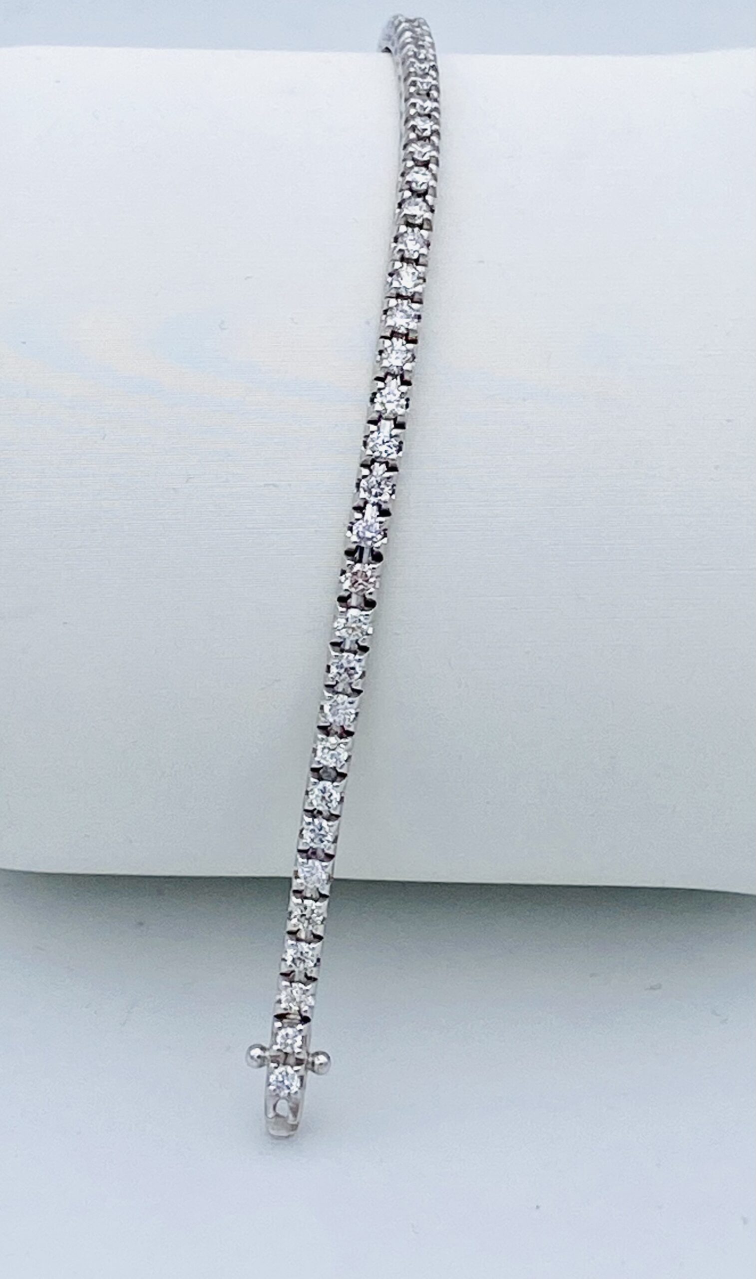 White Gold 750% Diamond Tennis Bracelet Art.BR095