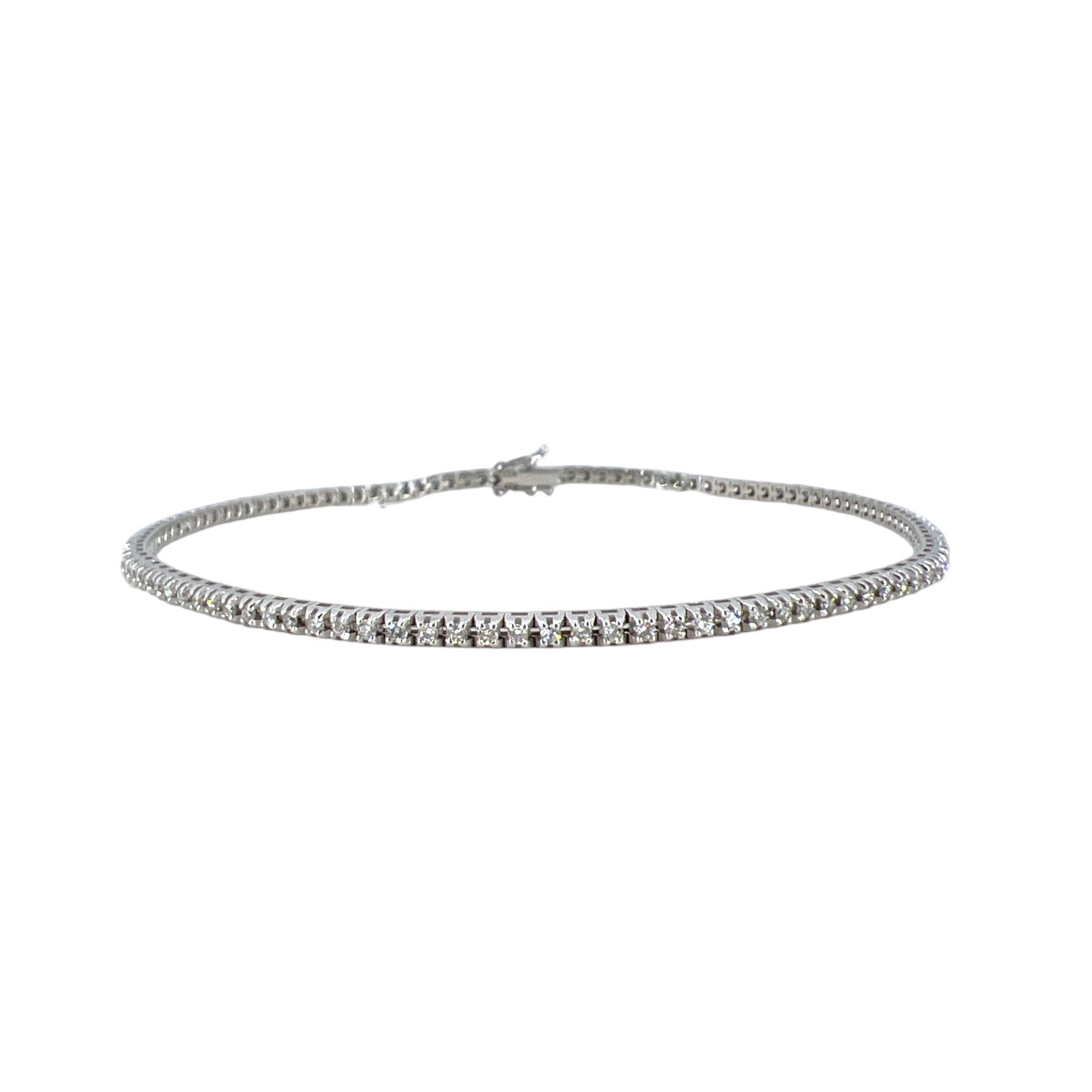 Bracciale tennis di diamanti oro bianco DESIDERIO Art.BR108