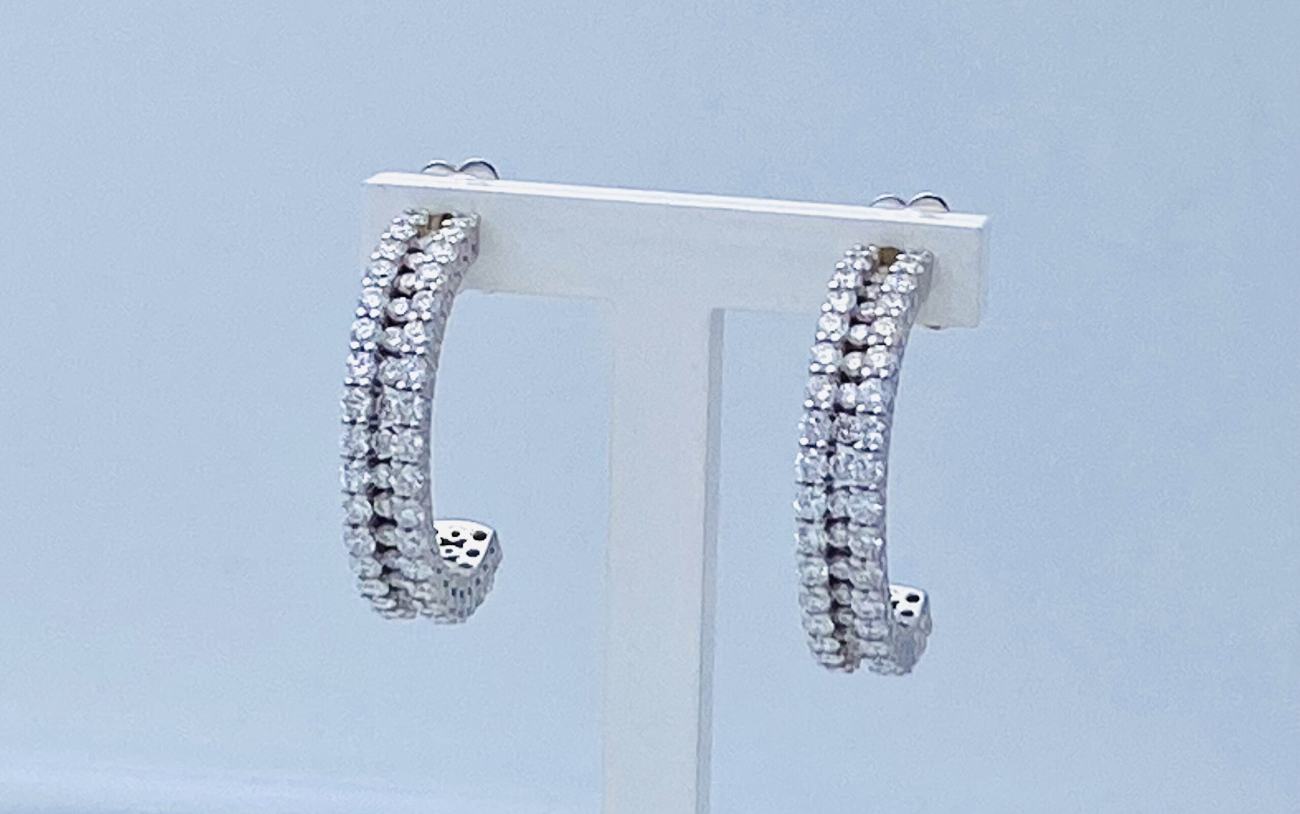 Diamond and white gold earrings Art.396BA