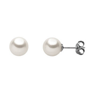 AKOIA pearl earrings in 750% white gold art.ORPGIA-4
