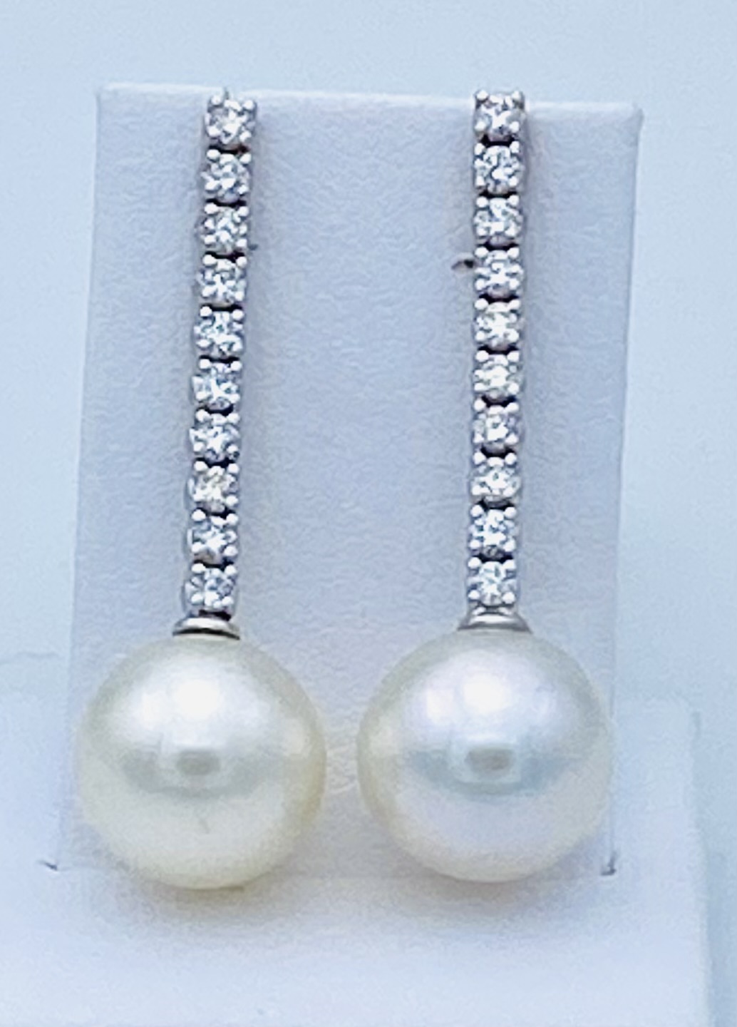 Pearl and diamond earrings art.ORP220