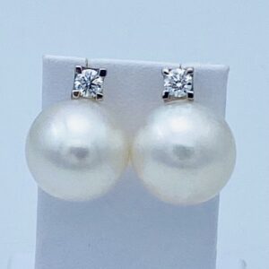 Orecchini di perle e diamanti art.ORP227