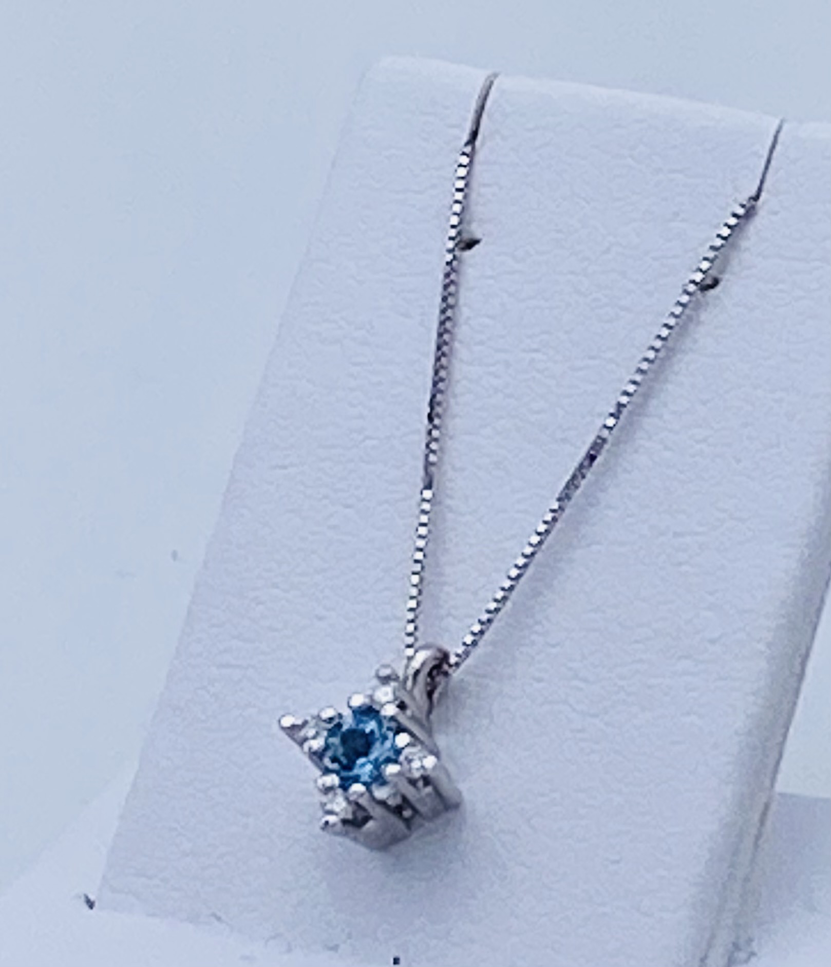 Aquamarine Pendant and GEM Diamonds Art. CD848