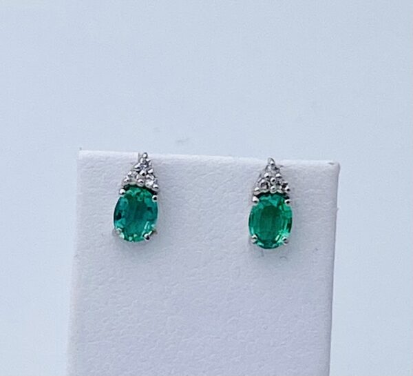 Orecchini smeraldi e diamanti Art.OR630