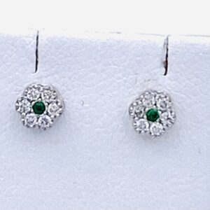 Orecchini smeraldi e diamanti Art.OR1217