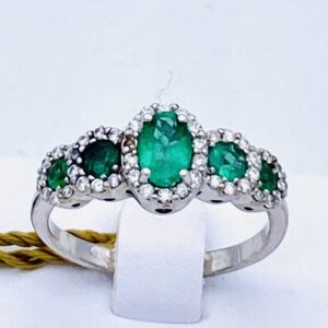 Veretta ring of emeralds and diamonds BELLE EPOQUE ART.AN2322V