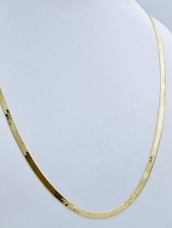 Girocollo fettuccia in oro giallo 750% Art. GFOR1