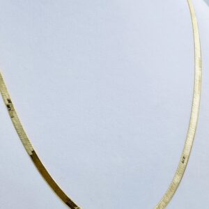 Girocollo fettuccia in oro giallo 750% Art. GFOR3