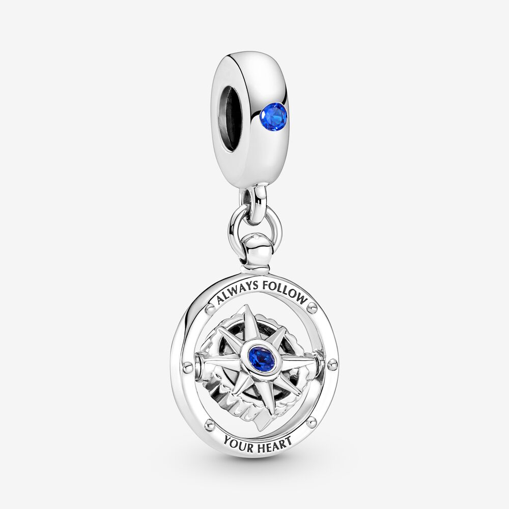 Pandora Charm Pendente Bussola "Always Follow Yout Heart"