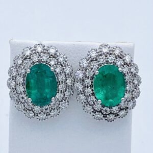Orecchini smeraldi e diamanti Art.OR1306