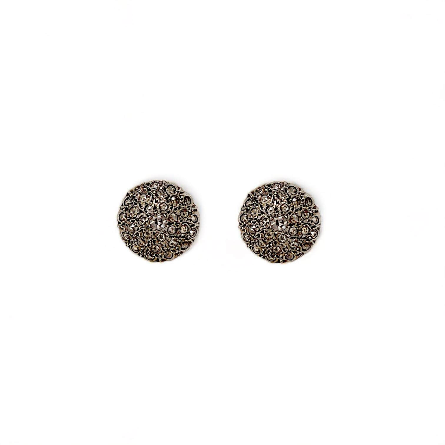Gold and Diamond Patch Earrings Art. 513474