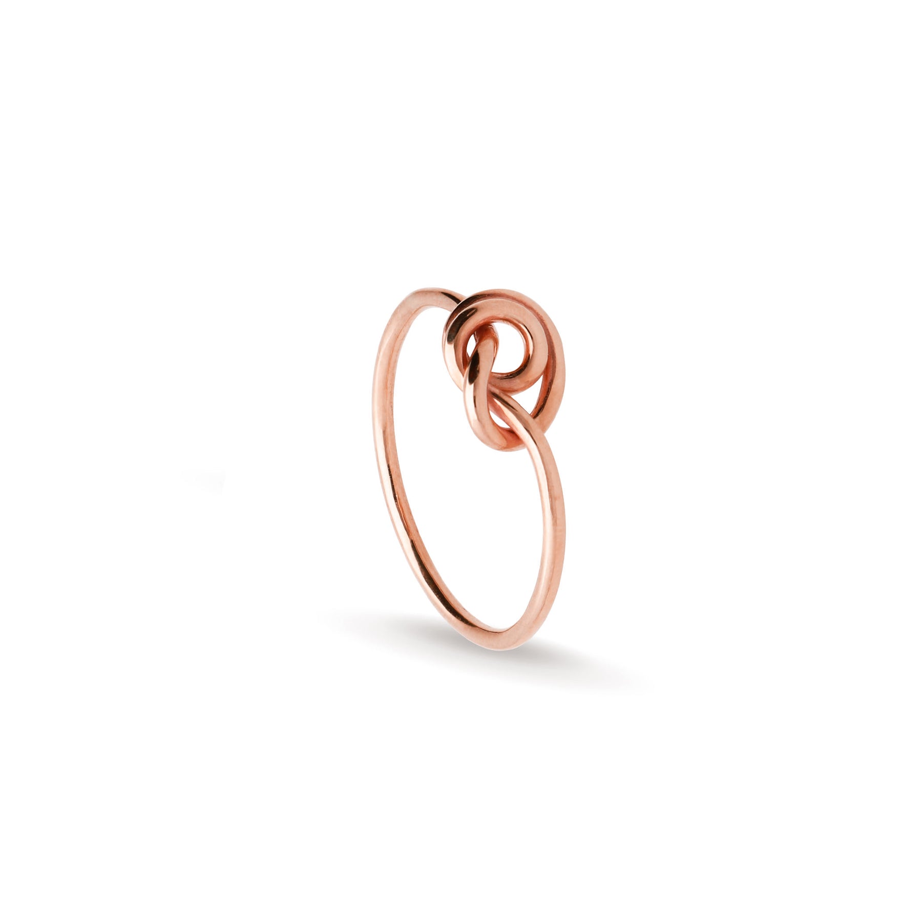 Anello cupido in Oro Rosa 9 kt con nodino Medio Art. AN700G