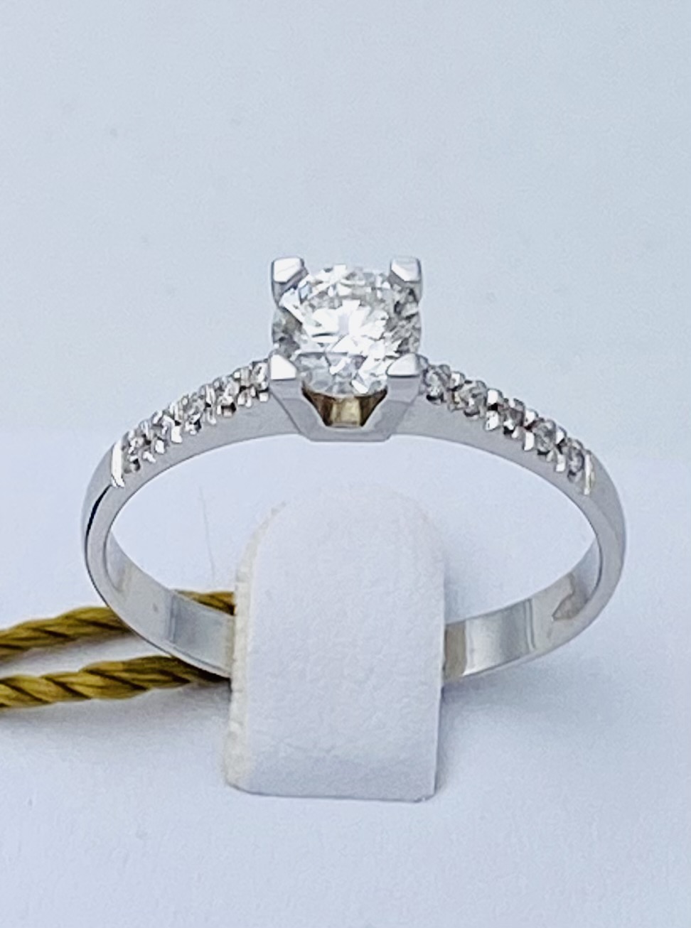 Solitaire Ring Gold and Dexterity DiamondsArt. AN1543-2
