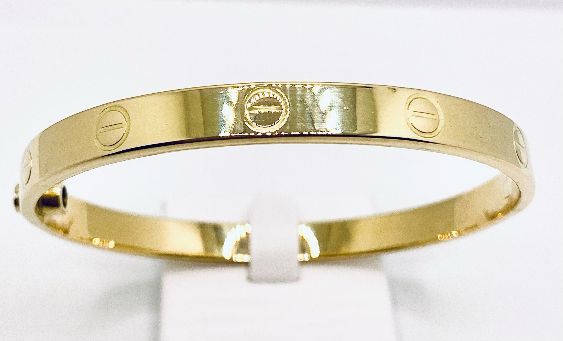 Rigid bracelet in yellow gold 750% art.BRR7