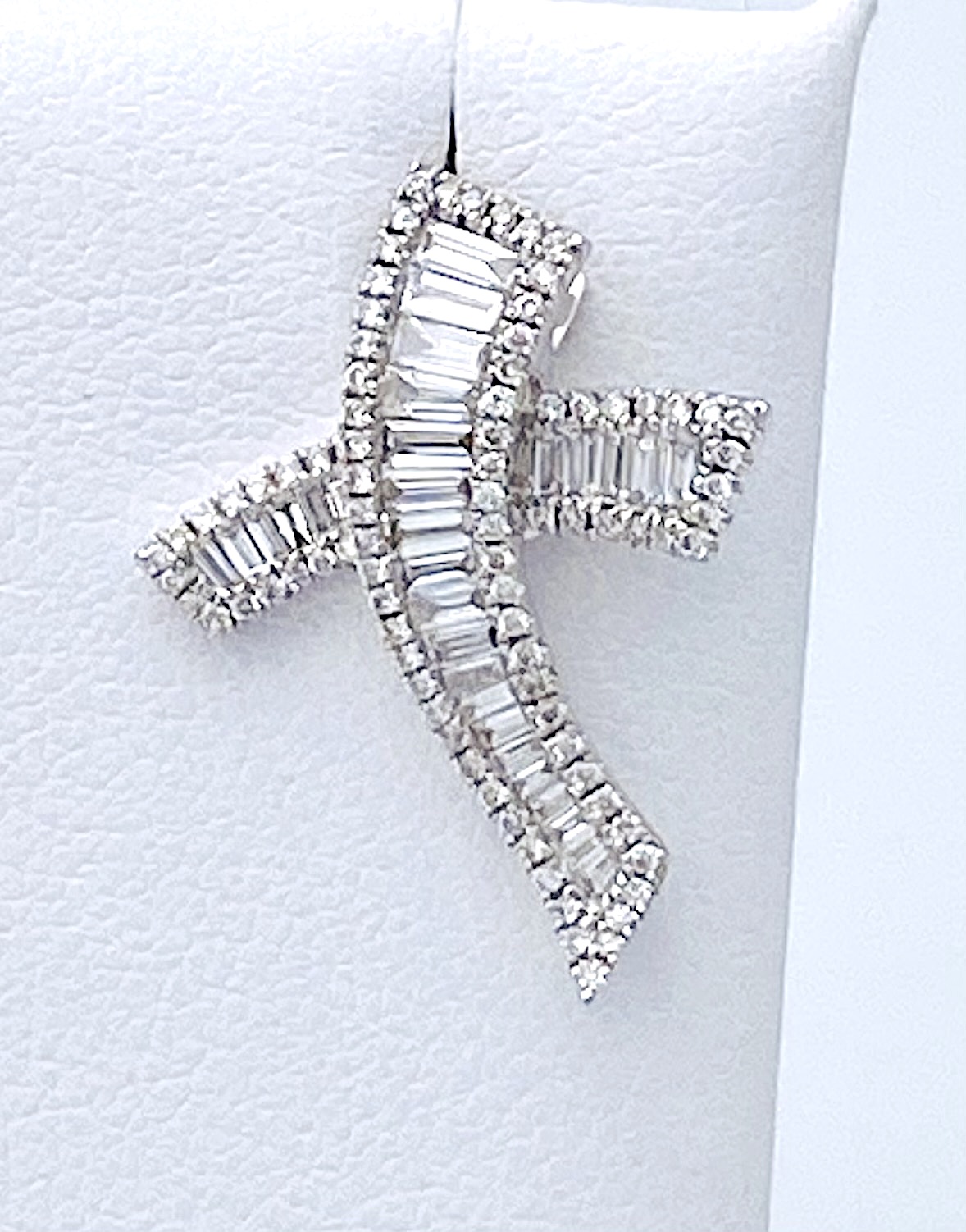 Pendant Cross White Gold and Diamonds Art. PFX1638DD-01