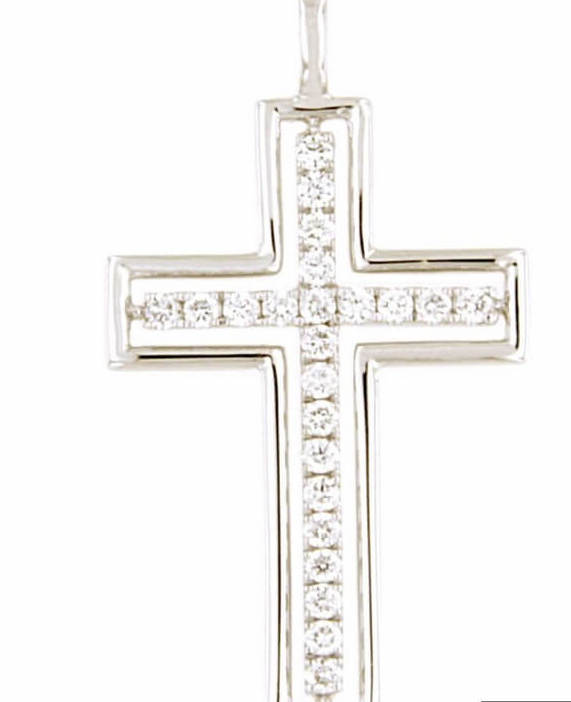 Gold and Diamond Cross Pendant Art.UP881178