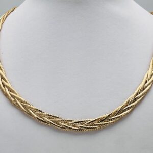 Round necklace in yellow gold thread 750% Art.COF6