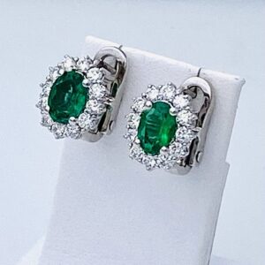 Orecchini smeraldi e diamanti Art.CONT/B/25