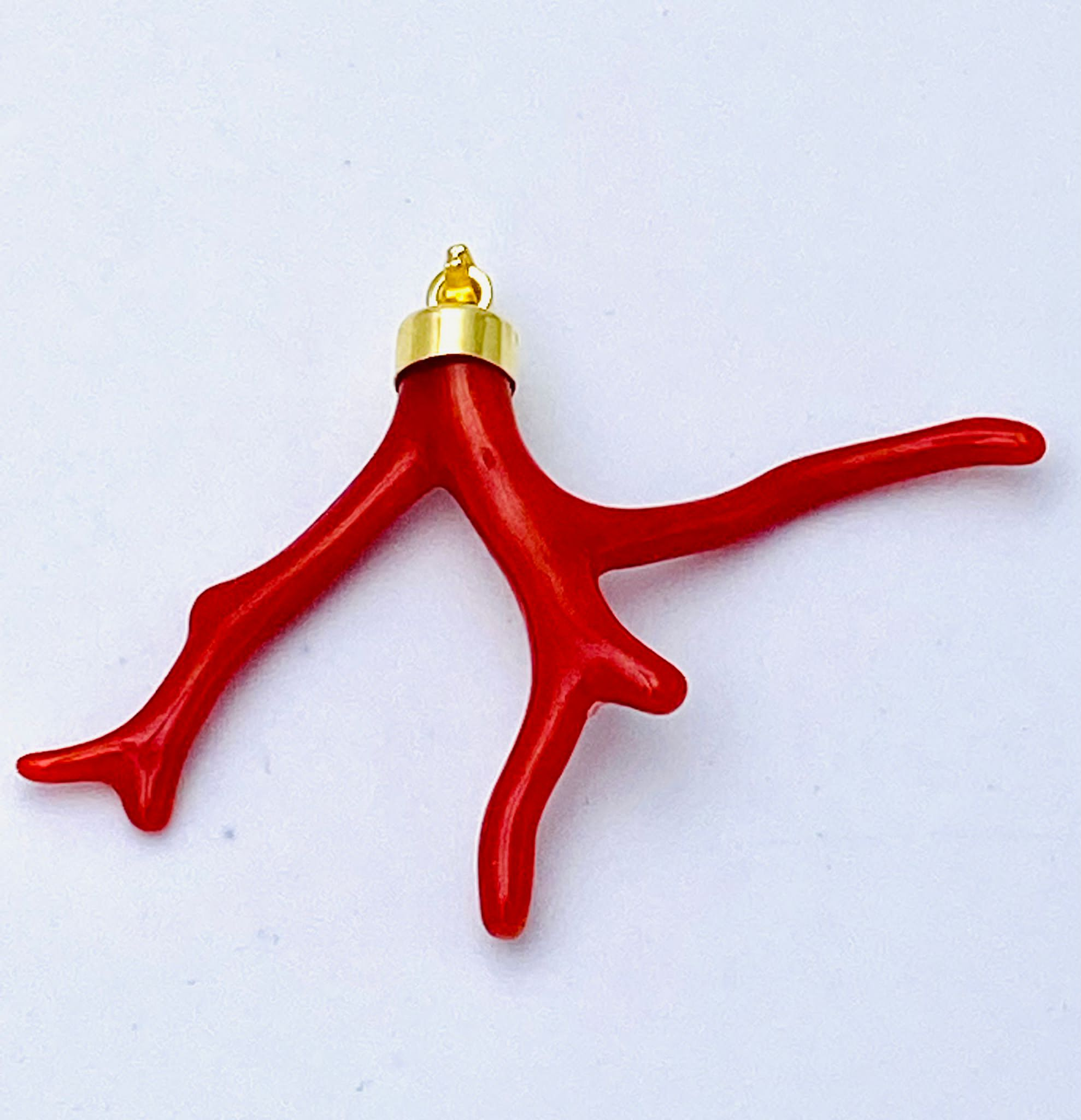 Red Coral Pendant Art. NAR3