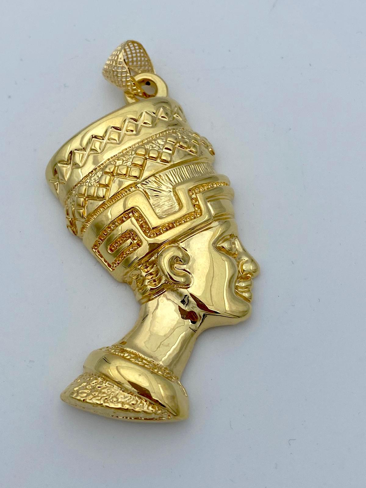 Egyptian Queen Pendant Gold Art. PENREG
