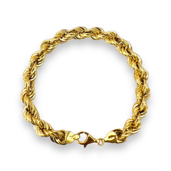 Yellow gold torchon bracelet 750% Art.CORDA4