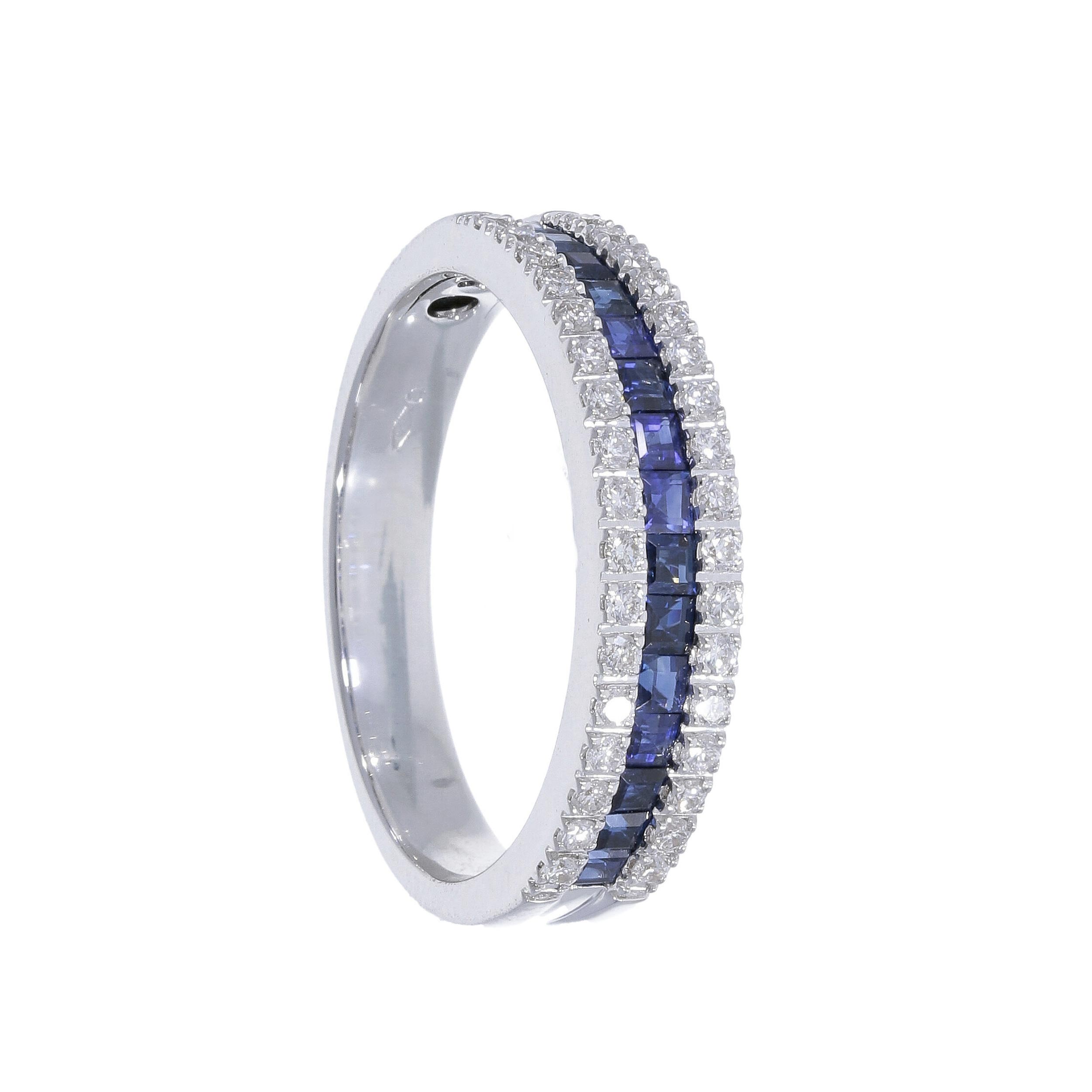 Veretta ring with Sapphires and diamonds BELLE EPOQUE Art. 238082