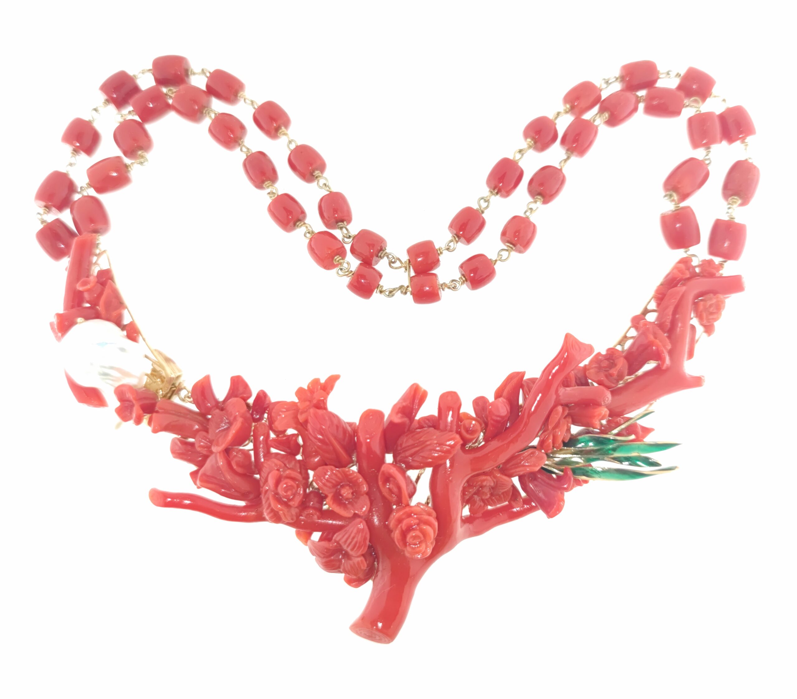 Coral necklace art:cl-001