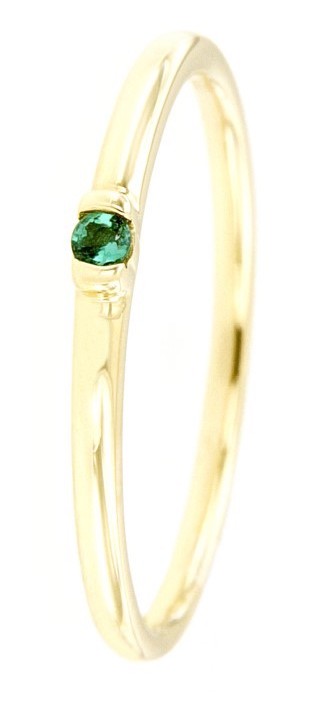 Yellow gold ring 750% and emerald Art. R44549-8