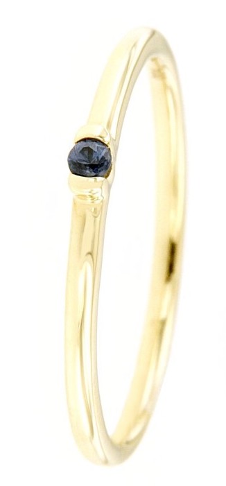 750% yellow gold and sapphire ring Art. R44549-9