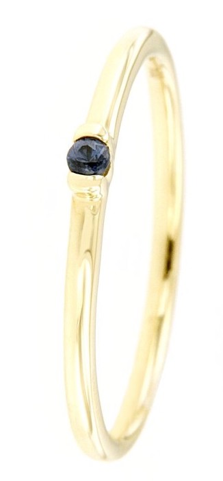 Anello oro giallo 750% e zaffiro Art. R44549-9