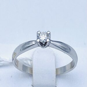 Anello solitario di diamanti ROMANTIC oro bianco Art. AN2649-5