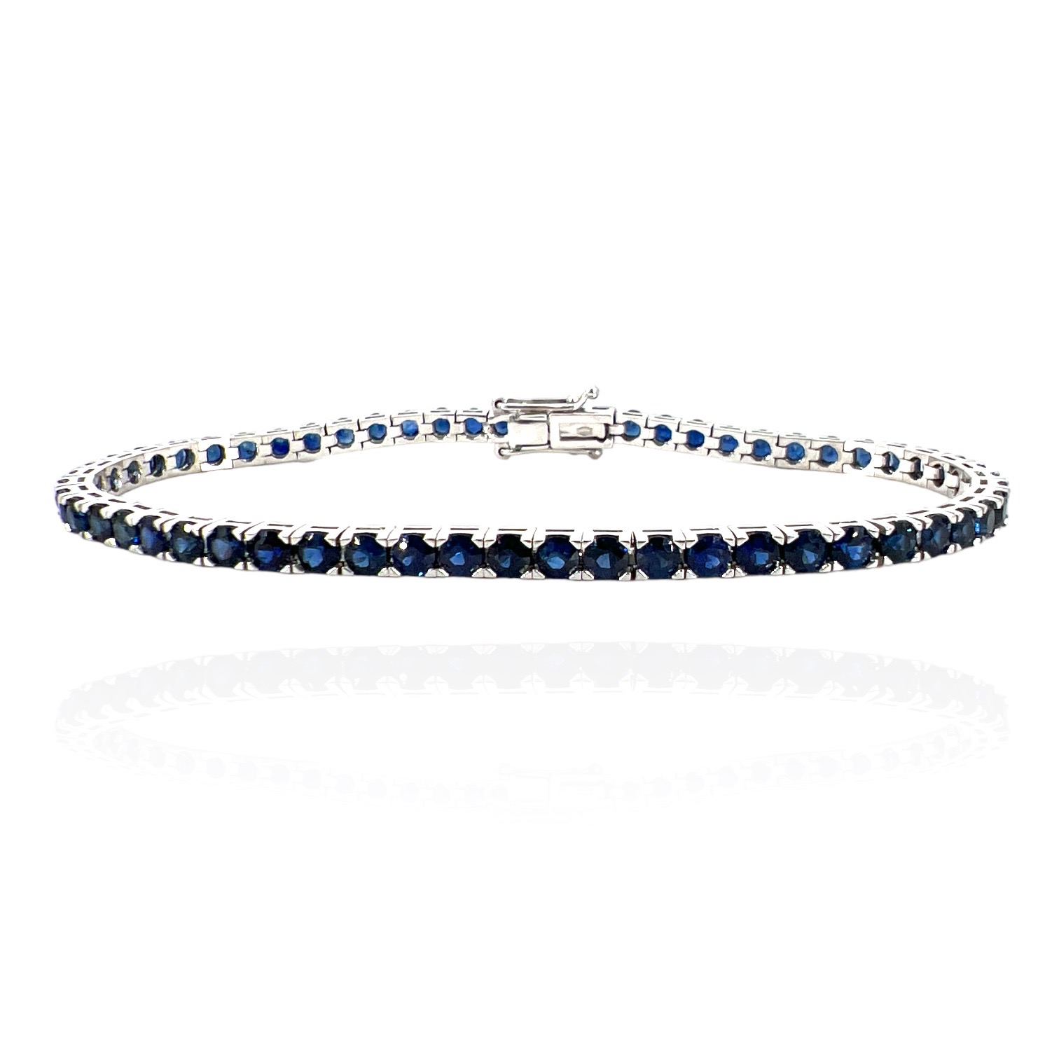 Bracciale tennis Zaffiri e oro  GEMME Art. BR312