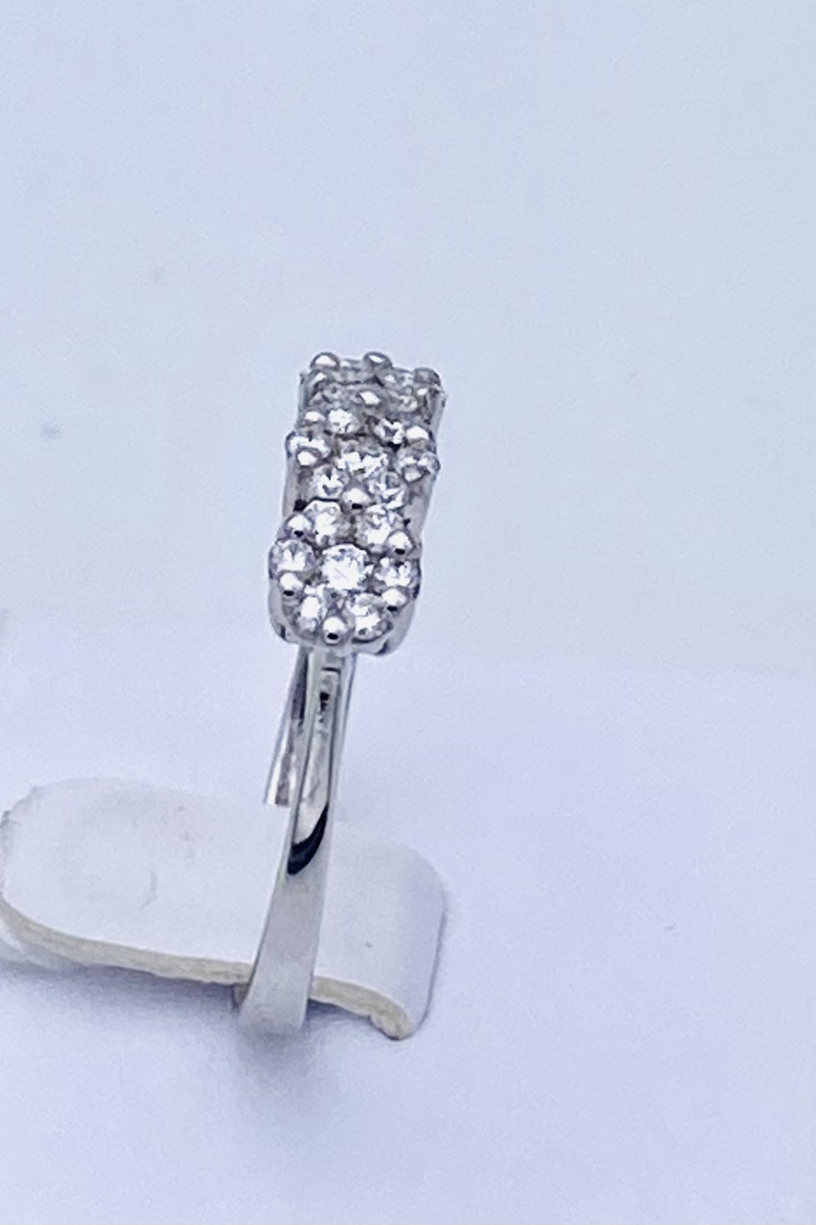 Anello trilogy pavè di diamanti Art.AN2618