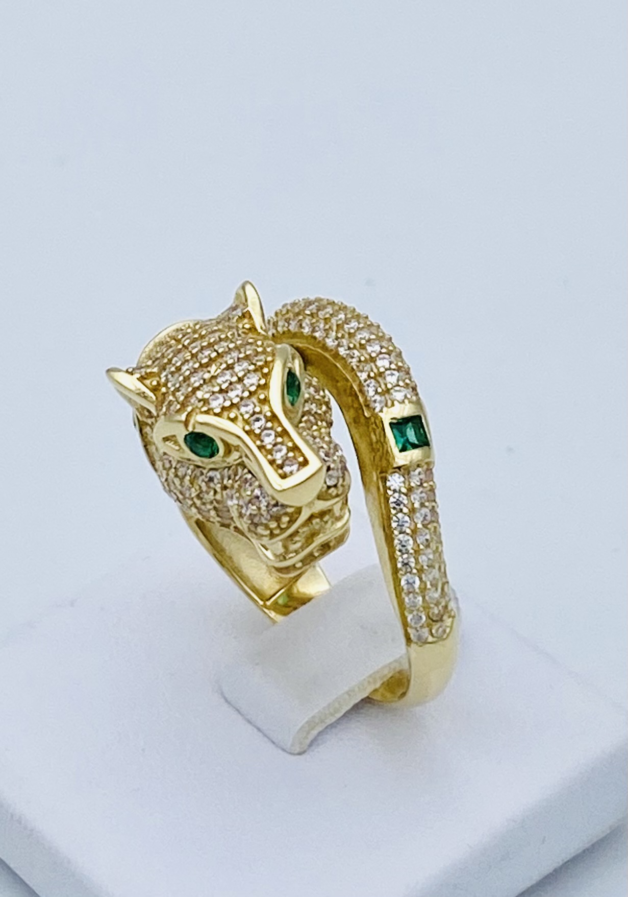 Gold Panther Ring 750% Art.LEO002