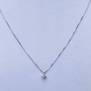 Pendente punto luce di diamanti oro bianco 750% DESIDERIO art.CD712-1