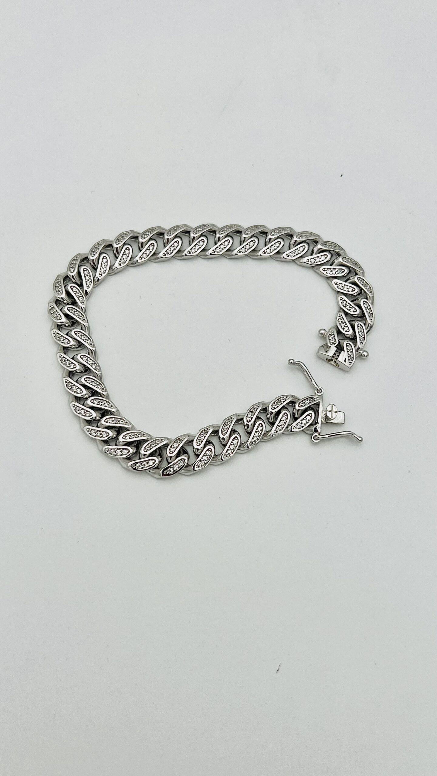 Bracciale maglia marina oro bianco 750% Cipolla dal 1950 gioiellieri art. BM3