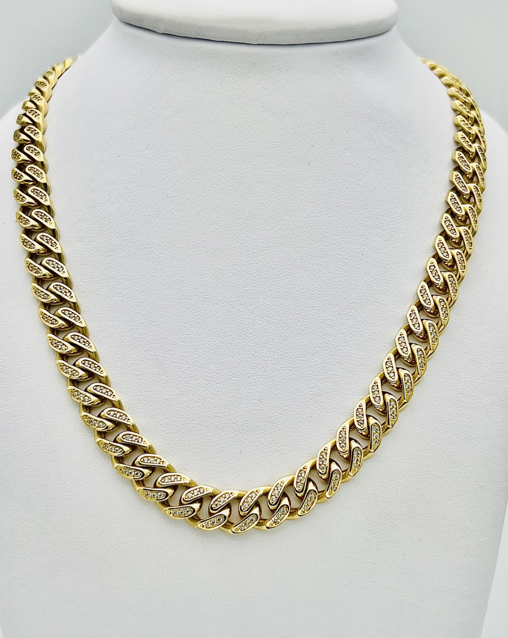 750% yellow gold marine knit RAPPER necklace art. MM2