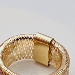 750% yellow gold wire soft ring Art.AMF01