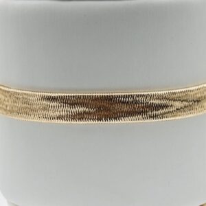 750% yellow gold thread soft bracelet Art.BMF01